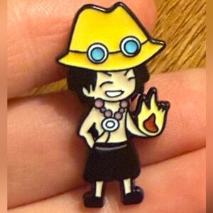 Women’s Accessories Portgas D. Ace from One Piece Anime Series Enamel Pin